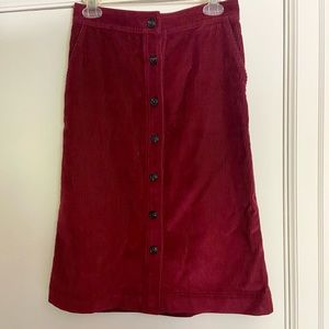 Gap Corduroy MIDI Skirt